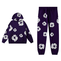 Purple Hoodie & Sweatpants Set