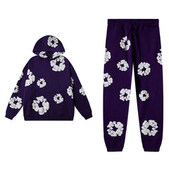 Purple Hoodie & Sweatpants Set