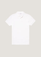 Men's Piqué Polo Shirt in White