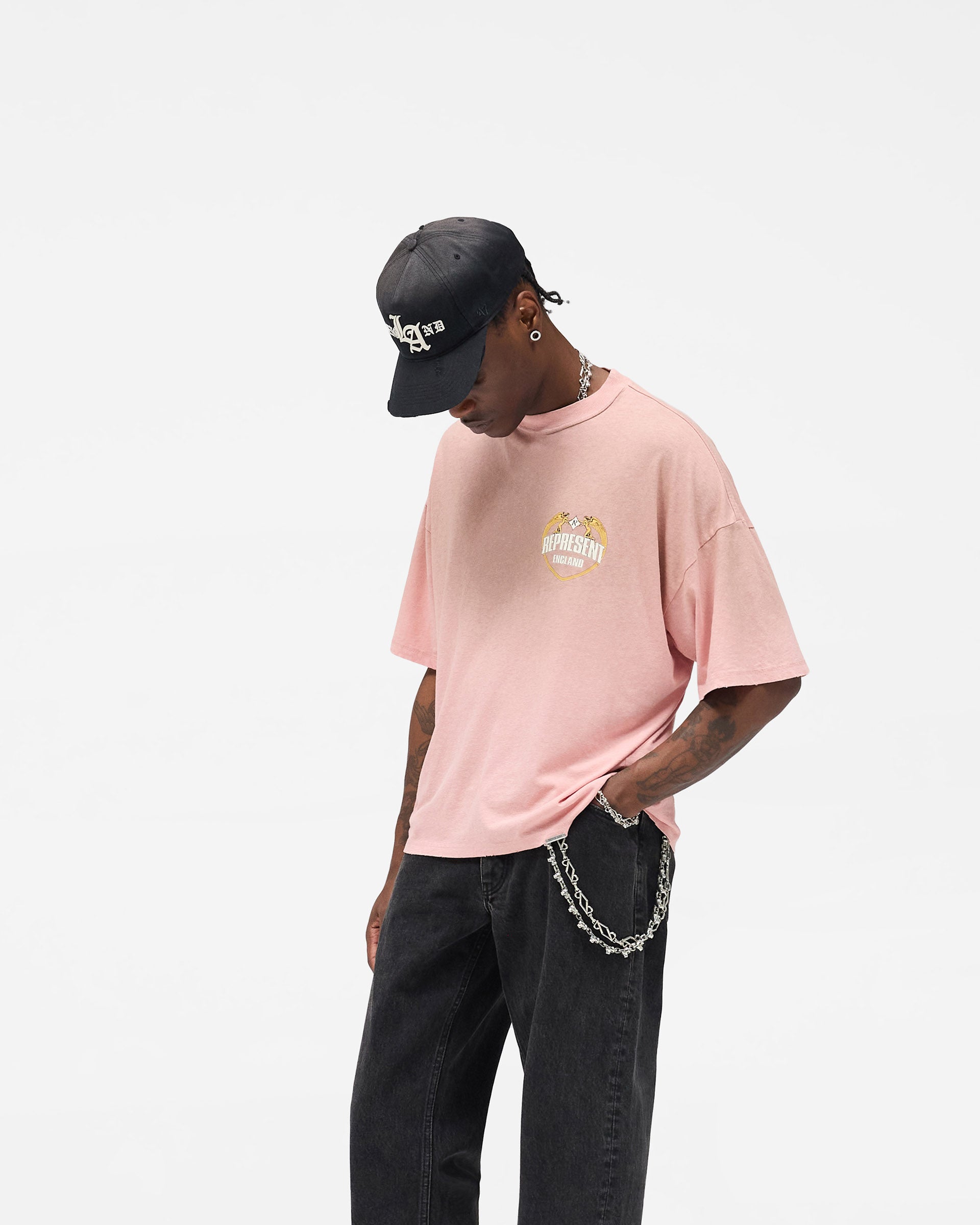 Angel Border T-Shirt - Quartz