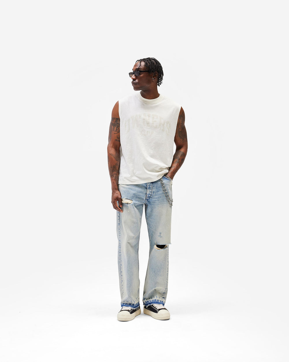 Represent Owners Club Tank - Chalk