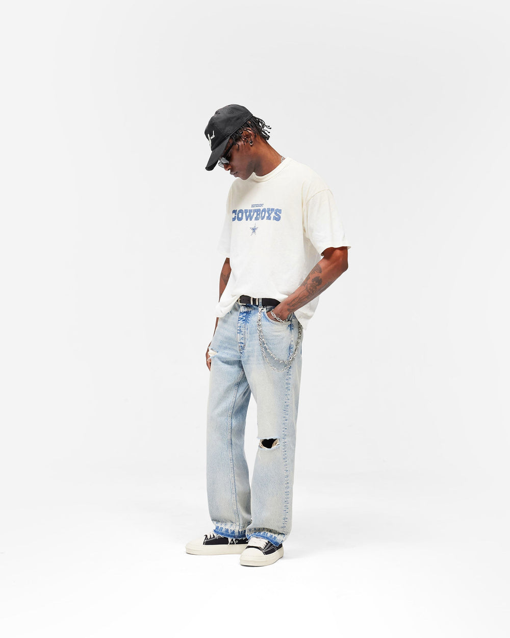 Dallas Cowboys x Represent T-Shirt - Washed Ecru